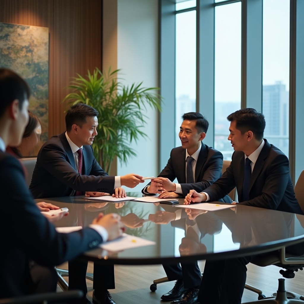 Деловая встреча с китайскими партнёрами